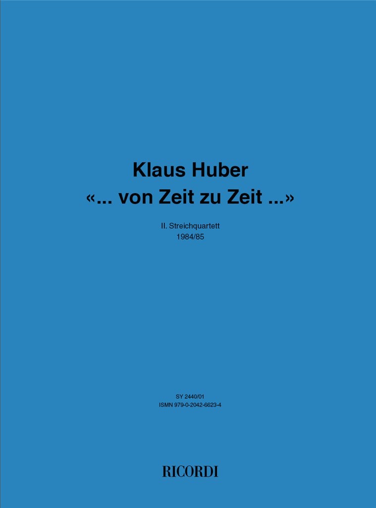 «... von Zeit zu Zeit ...»
